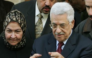 Mahmoud Abbas and his wife Amina Photo: REUTERS