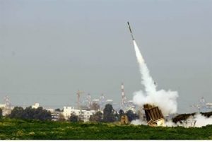 Iron Dome employed against Gaza rocket