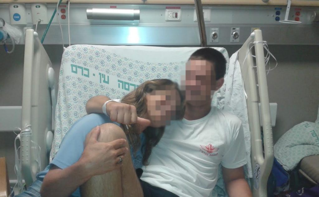 Sgt. O. at the hospital